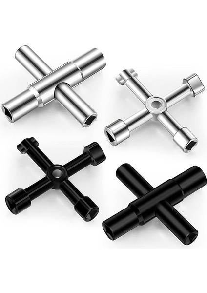 Musluk Üçgen Anahtar Anahtarı Phillips Anahtarı Çok Işlevli Anahtar 4 Yol Evrensel El Araçları (Yurt Dışından)