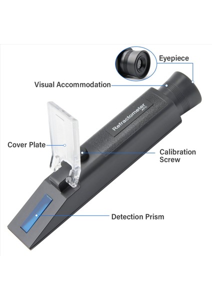 Refraktometre Bira Brix Wort Şeker Alkol Ölçer 0-30%1 000-1 120 Sg Özel Yerçekimi Handheld Aracı Hidrometre Test Cihazı (Yurt Dışından) indirimleri