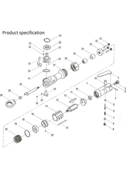 1/4 Kare Baş Pnömatik Anahtar Pnömatik Mandal Anahtarı 90 Derecelik Tork Anahtarı Mekanik Onarım Aracı (Yurt Dışından) indirimleri