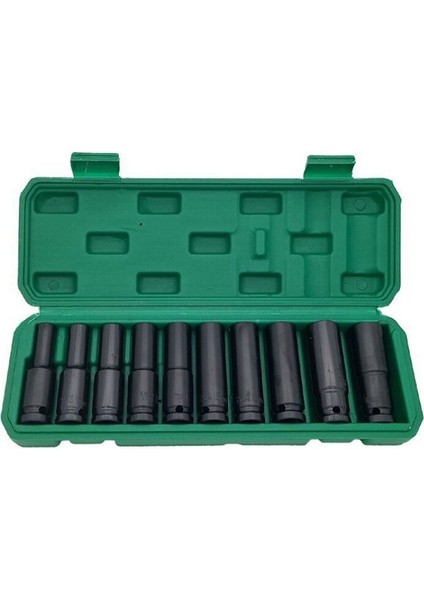 10PCS 8-17MM 1/2 Inç Elektrik Anahtarı Soketi Baş Pnömatik Soket Lityum Elektrik Anahtarı Altıgen Açık Uzun (Yurt Dışından)