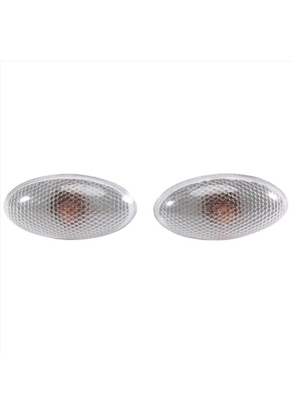 632574 2 x Turn Sinyal Yan Işaretleyici Işık Tekrarlayıcı Lamba Göstergesi Peugeot 206 407 607 (Yurt Dışından)
