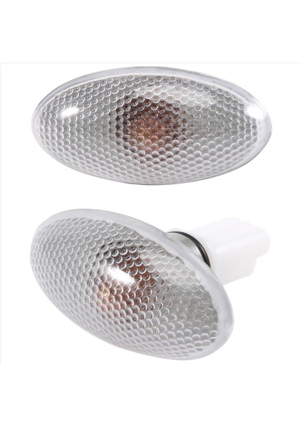 632574 2 x Turn Sinyal Yan Işaretleyici Işık Tekrarlayıcı Lamba Göstergesi Peugeot 206 407 607 (Yurt Dışından) modelleri