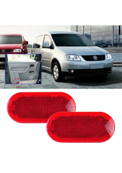 20PCS Kırmızı Iç Kapı Paneli Uyarı Polo Beetle Caddy Touran Için Işık Kapağı Reflektörü 6Q0947419 (Yurt Dışından) fiyatları