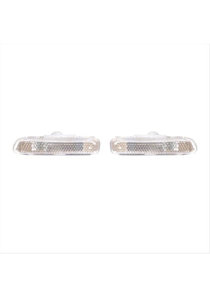 Yan Işaretçi Dönüş Sinyal Işıkları 63132228591 63132228592 Bmw 3 Serisi E46 1999-2001 Beyaz (Yurt Dışından)