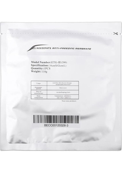 6 Paket Büyük Cilt Koruyucu Membran Film Soğutma Jel Pedleri - Pedler Başına 34 x 42CM- 110G (Yurt Dışından) fiyatları