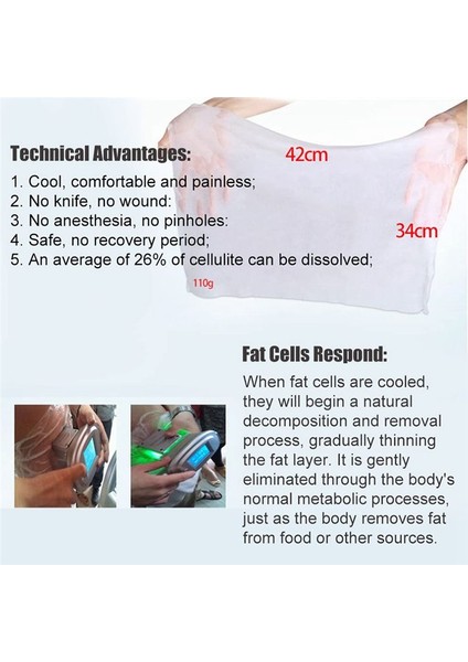 6 Paket Büyük Cilt Koruyucu Membran Film Soğutma Jel Pedleri - Pedler Başına 34 x 42CM- 110G (Yurt Dışından) fırsatları