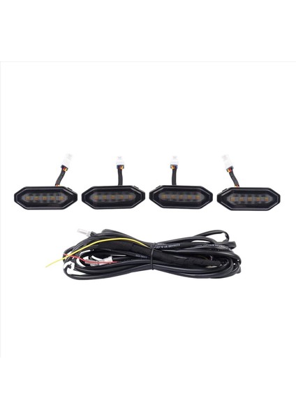 LED Ön Izgara Işıkları Beyaz Amber Işık Suzuki Jimny Için JB64 JB74 2019 2020 2021 Versiyon (Yurt Dışından)