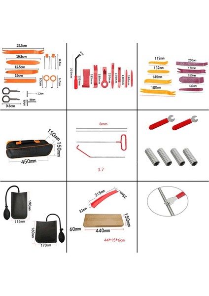 Araba Uzun Mesafeli Kanca Alet Paslanmaz Çelik Kutup Araba Kendi Kendine Sürüş Acil Durum Alet Rocker Alet Kiti (Yurt Dışından) fiyatları