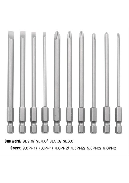 Manyetik Tornavida Bit 10 Parçalı Set Altıgen Saplı Pnömatik Elektrikli Tornavida Biti (Yurt Dışından) fiyatları