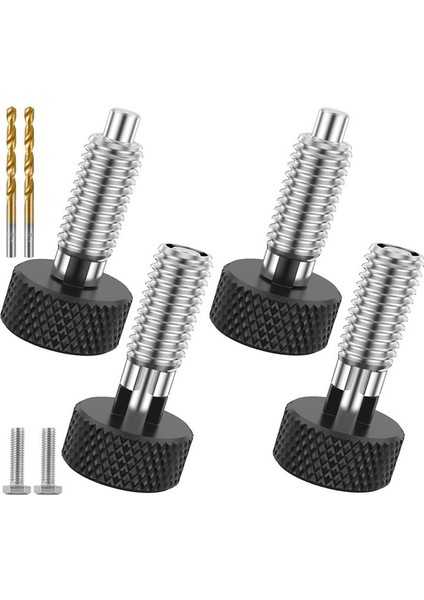 Hızlı Serbest Bırakma Pimleri Kiti Tutuklu Kalıplı Paslanmaz Çelik Kilit M6 Hızlı Serbest Bırakma Pimleri Rolling Toolbox (2 Set) (Yurt Dışından)