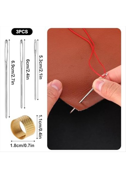 14 Adet 4mm 1/2/4/6 Prongleater Punce ve Büyük Göz Diğer Iyile Ile Deri Çalışma Araçları Yeni Başlayanlar Için El Aletleri (Yurt Dışından) modelleri