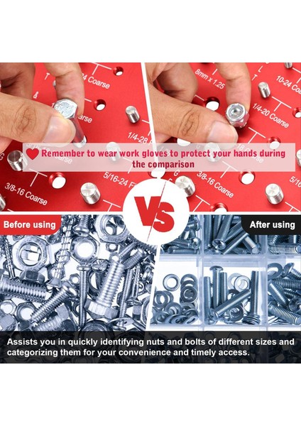 28 Iplik Denetleyicisi Somun ve Cıvata Iplik Denetleyicisi Cıvata Boyutu Inç ve Santimetre ile Standart Cetvel Her Iki Tarafta (Yurt Dışından) fırsatları