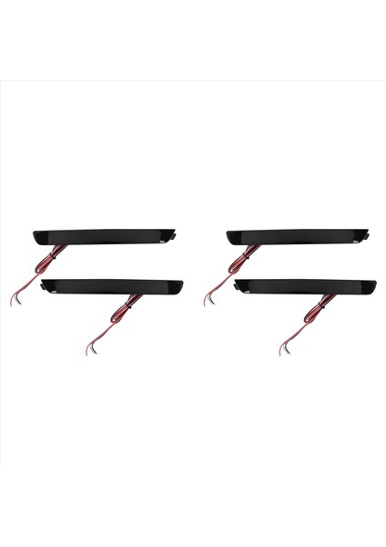 4x Araç Arka Tampon Reflektör Işıkları Toz Geçirmez Su Geçirmez Kuyruk Mazda 3 Axela Için Fren Işığı Çalışan Lambalar 2004-2009 (Yurt Dışından)