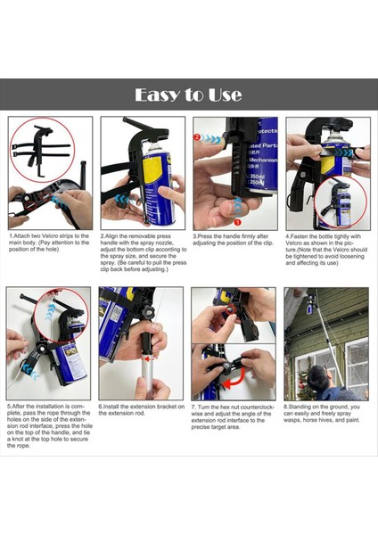 Spreyler Uzatma Kutup Adaptörü Püskürtücü Uzatma Kutup Adaptörü Ayarlanabilir Açılı Püskürtme Extender Ayar Braketi B (Yurt Dışından)