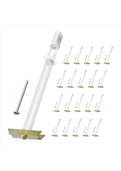 Tv Montaj Kiti Için Dahil Edilen Cıvatalı Çapa Ağır Hizmet Tipi Içi Boş Alçıpan Ankrajları Içi Boş Duvar Ankrajları 12 Paket Tutar (Yurt Dışından)