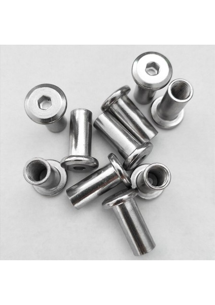 80 Pcs Vida Post 5/16 Inç (8mm) Delik Dia Erkek M6X20MM Kadın M6X18MM Kemer Toka Bağlama Cıvataları Deri Bağlantı Elemanı (Yurt Dışından) indirimleri