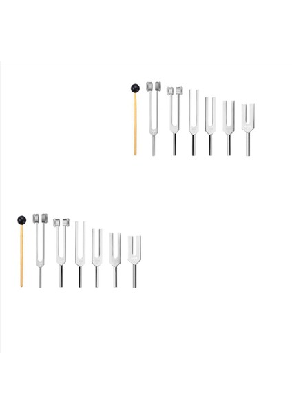 12PCS 128Hz 256Hz 512Hz 1024Hz 2048Hz 4096Hz Ayar Çatal Çatallı Çatal Çatal Kiti Şifa Ses Titreşim Aracı (Yurt Dışından) modelleri