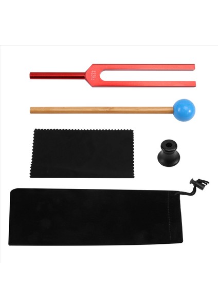 432 Hz Hammer ile Çatal Tuning Çatal Ses Iyileştirme Terapisi ve Yoga Alüminyum Alaşım Ayarlama Çatalı Kırmızı (Yurt Dışından) fırsatları