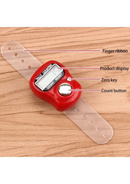 10X LCD Parmak El Halkası Örgü Sırası Taksit Sayaç Pedometresi Dijital El Taliye Renk (Yurt Dışından) indirimleri