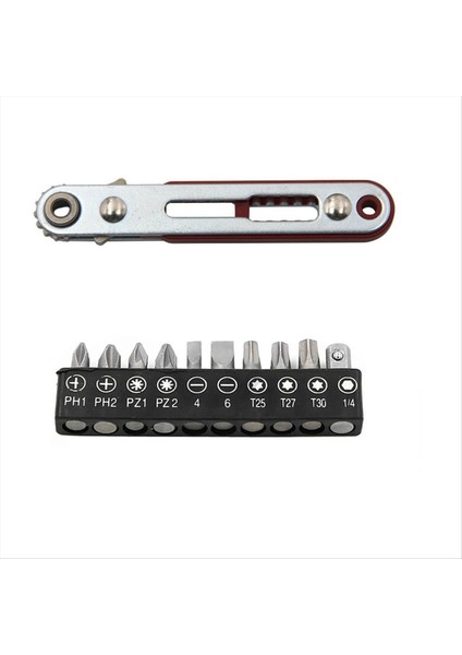 Düz Kafa Mini Cırcır Anahtarı 90 Derece Ofset Tornavida Sapı ile Bit Set Çift Sürücü Baş Cırcır Anahtarı El Aleti (Yurt Dışından) fiyatları