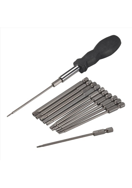 13PCS 100MM Torx Uzun Tornavida Bitleri Seti Manyetik Torx Bit Seti T6-T40 1/4 Inç Hex Shank Elektrikli Tornavida Araçları (Yurt Dışından) fiyatları
