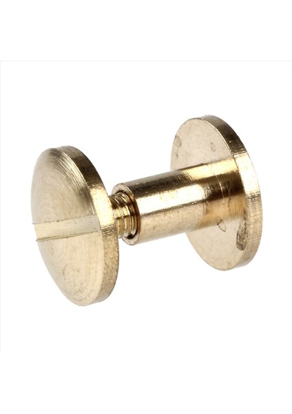 60X Arc Katı Pirinç Düğmesi Saplama Vidalı Tırnak Vidası Sırt Deri Perçin Kemeri 6mm (Yurt Dışından) fiyatları