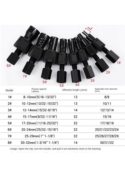 9pc Delik Kiti Çekiç Pilotu Dahili Çekme Çekme Aracı Kiti Kiti (Yurt Dışından) indirimleri