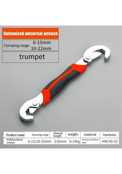 S Universal Wench Çok Fonksiyonlu Ayarlanabilir Boru Anahtarı Endüstriyel Donanım Aracı Kanca Tipi (Yurt Dışından) fırsatları