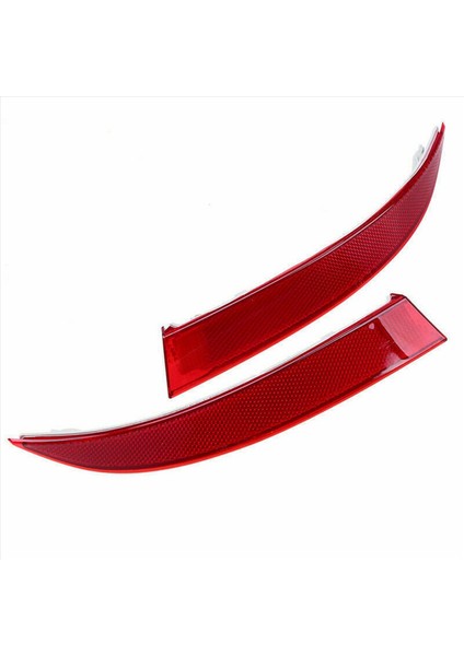 2 Çift Sol ve Sağ Arka Tampon Reflektör Sticker Kapağı Bmw X5 E70 Lcı 2011-2013 63147240997 63147240998 (Yurt Dışından)