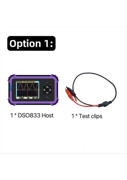PDS833 Handheld Dijital Osiloskop 2 8 Inç Ekran 1mhz Analog Bant Genişliği 8 33MSA/S 800VPP Dijital Ossiloskop Kiti (Yurt Dışından)