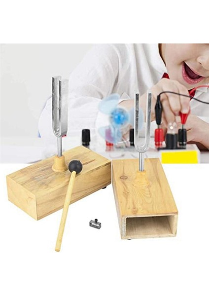 2 Adet Ahşap Rezonatör ile Çatal Ayarlama Kutusu 440Hz Virbration 1 Adet ile Deneysel Alet Çatal Nakliyesi Ayarlama (Yurt Dışından) indirimleri