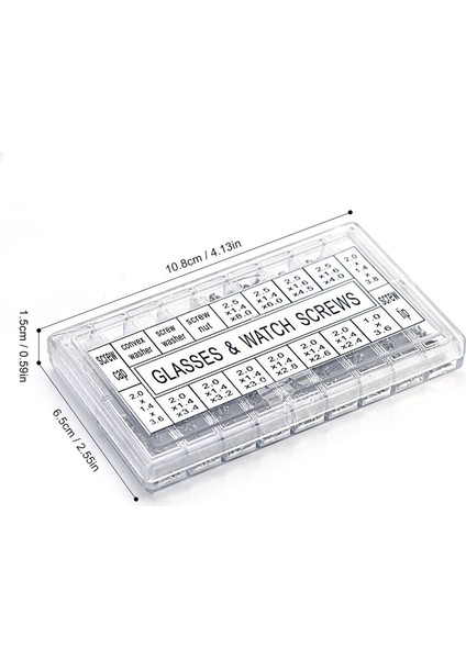 1000PCS Paslanmaz Çelik Gözlükler Elde Matkap Seti ile Onarım Vidası Yedek Kiti Hassas Pin Menzir (Yurt Dışından) fırsatları