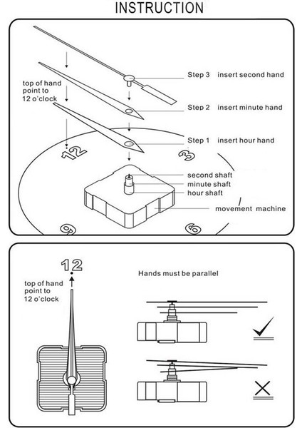 23MM Kuvars Saat Hareket Mekanizması Dıy Saat Onarım Parçaları Için Saat El Kitleri ile Yedek Aksesuarlar (Yurt Dışından) indirimleri