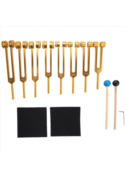 Tuning Fork 7 Çakralar+1 Soul Amaçlı Ağırlıklı Ayarlama Çatalları Alüminyum Alaşım Enstrümanı 126 22-141 27 Hz Vb Golden (Yurt Dışından) fiyatları