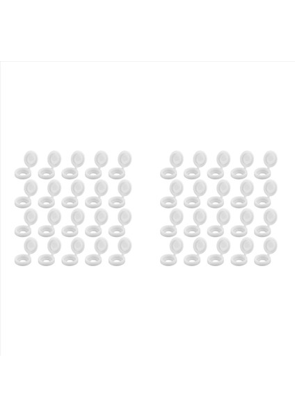 400 Pc Vidalı Kapak Plastik Menteşeli Vida Kafa Kapakları Vida Kapak Kapakları Snap-On Yedek Vidalı Dekoratif Kapaklar (Beyaz) (Yurt Dışından)