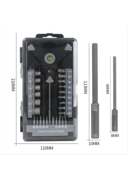 28-1 Arada Gösterge Özel Şekilli Tornavida Seti Çok Fonksiyonlu Tornavida Seti Aracı Kılıf Seti (Yurt Dışından) modelleri