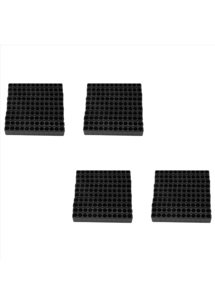 40PCS 12 Delikli Tornavida Biti Tutucu Kutu Blok Altı Açı 6 35MM Sap Için Siyah (Yurt Dışından)