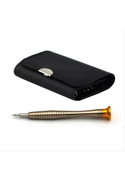 Pentagonal Çok Amaçlı Cep Telefonu Hassas Izleme Gözlükleri ile 25-1 Arada Deri Kasa Alüminyum Tornavida Seti (Yurt Dışından) indirimleri