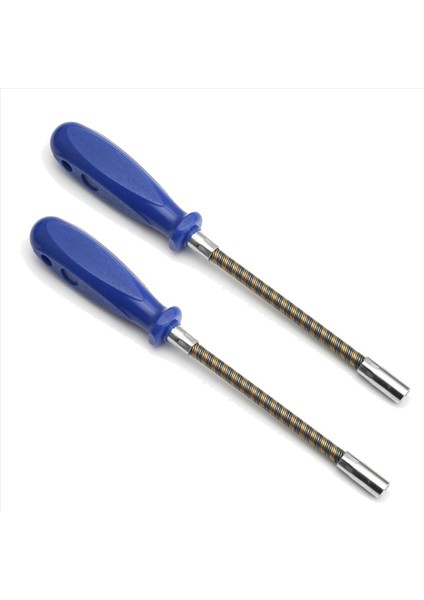 2x 7mm Esnek Alçakgönüllü Tornavida 90 Derece Bükülebilir Usur Altyap Soket Hortum Kelepçe Vidalı Tip El Aletleri Araba Için (Yurt Dışından)