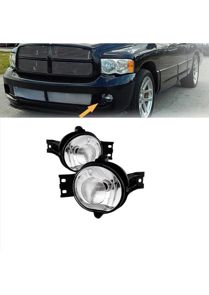 1paır Ön Tampon Sis Dodge Ram Için Halojen Lamba 1500/2500/3500 2002-2008 Durango 55077474AE 55077475AC CH2592121 (Yurt Dışından) indirimleri