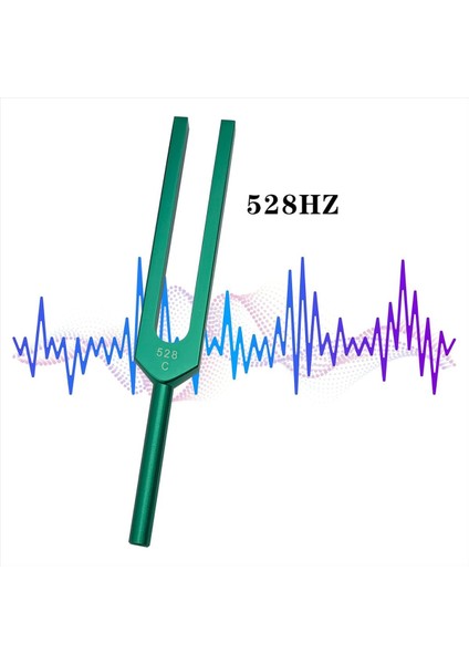 Tuning Fork 528 Hz Çakra Ses Terapisi Vücut Zihin ve Ruhu Uyum Yeşil Iyileştirmek Için Çatallar Tuning Çatalları (Yurt Dışından) modelleri