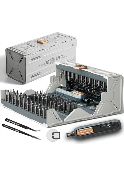 180&#39 De 1 Manuel Hassas Tornavida Seti Profesyonel Bilgisayar Tornavida Kiti Matkap Bitli Takım Onarım Kutusu (Yurt Dışından) modelleri