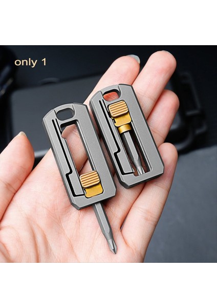 Titanyum Alaşım Tornavida Manyetik Küçük Bakım Kombinasyonu Çok Fonksiyonlu Taşınabilir Açık Edc Araçları (Yurt Dışından) indirimleri