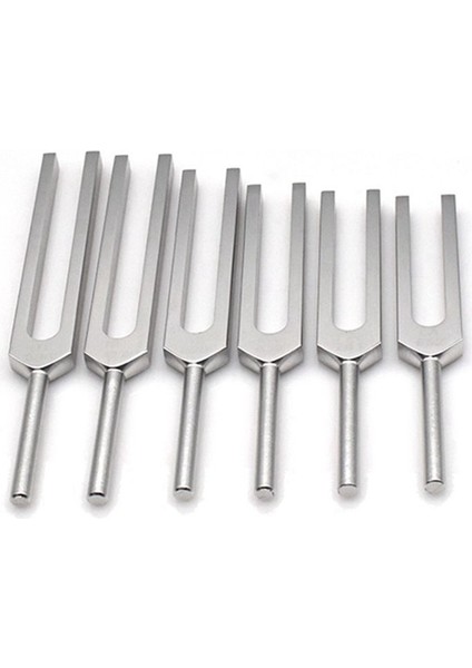 6pcs/set Tuting Fork Ses Titreşim Terapisi Çakra Çelik Müzik Kiti Şifa Ses Titreşim Terapisi (Yurt Dışından) fırsatları