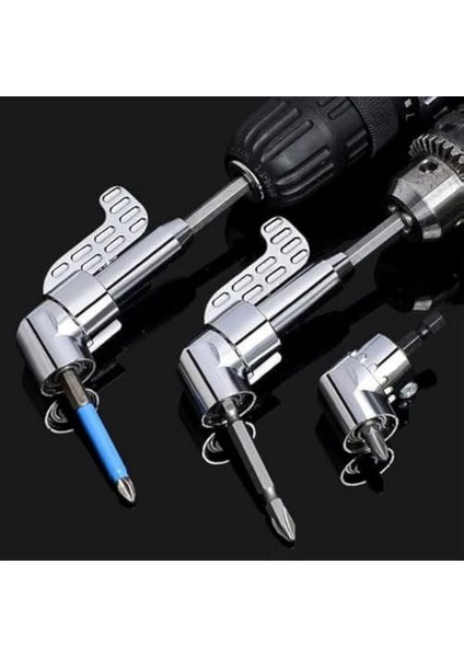 Köşe Takım Vidalı Göbek Çok Fonksiyonlu Bükülme Tornavida Bit 360 ° Döner 1/4in 3/8in 1/2in Soket Adaptör Seti (Yurt Dışından) fiyatları