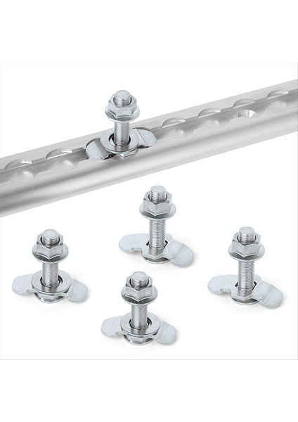 L Track Dişli Saplama Bağlantı Parçaları L Track Rays Gümüş ile Kullanılan L-Track Dişli Çift Saplama Tabet Bağlantısı Down (Yurt Dışından) indirimleri