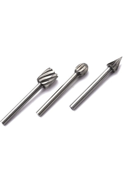 20PCS Hss Tungsten Karbür Rotary Kesme Çapak Set Öğütücü Bit 1/8 Inç (3mm) Shank Ahşap Oyma Araçları (Yurt Dışından) modelleri