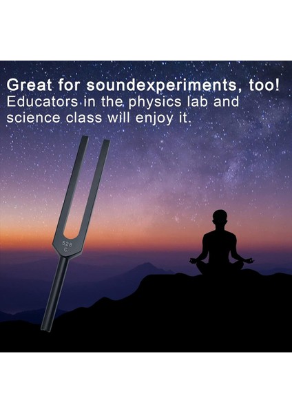 Tuning Fork 528 Hz Çakra Ses Terapisi Vücut Zihin ve Ruhu Uyum Siyah Iyileştirmek Için Tuning Forks (Yurt Dışından) fiyatları