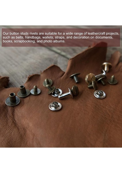 30 Pack Brass Chicago Vidaları 15X8MM Düz Kafa Vidası Geri Bağlanma Dıy Için Tırnak Sapı Posta Perçinli Tatırıcı (Yurt Dışından) indirimleri