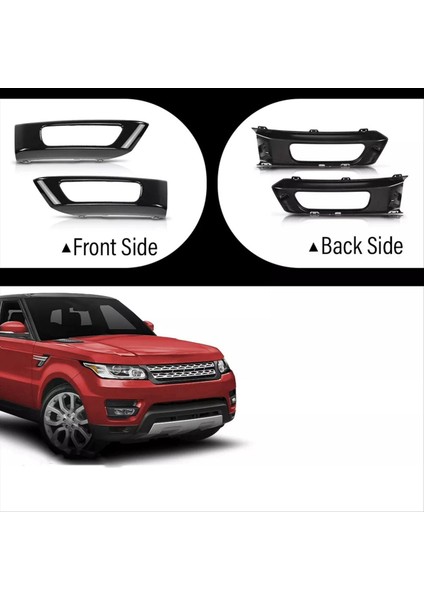 LR045225 LR045224 1paır Sol Sağ Ön Tampon Sis Kapağı Kapak Çerçevesi Land Rover Range Rover Sport L494 2014-2017 (Yurt Dışından) indirimleri